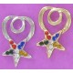 CH OES-1 Star and Heart Earring Charm